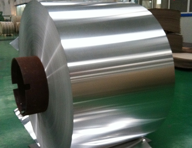 Aluminum flashing coil